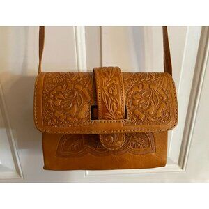 Leather Stamped Purse